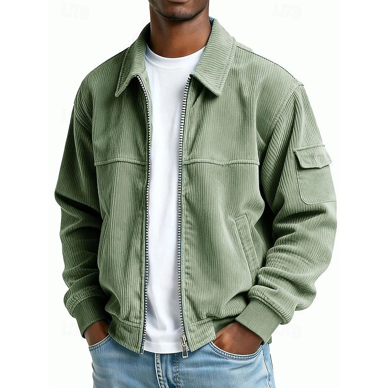 Jasper | Ribbad Texturerad Jacka