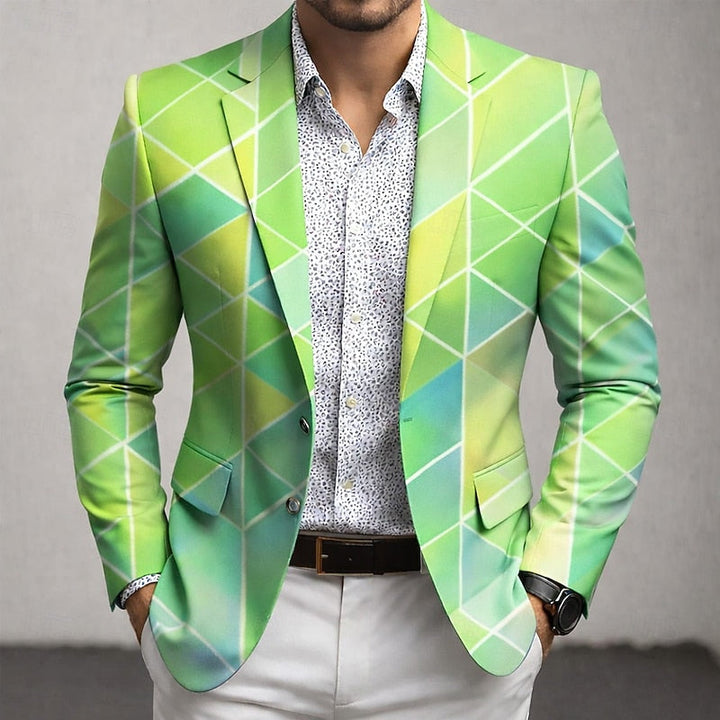 Romersk | Modern Geometrisk Blazer