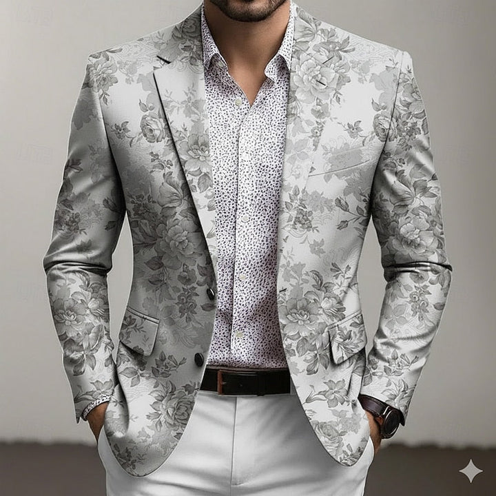 Beckett | Raffinerad Blommönstrad Blazer