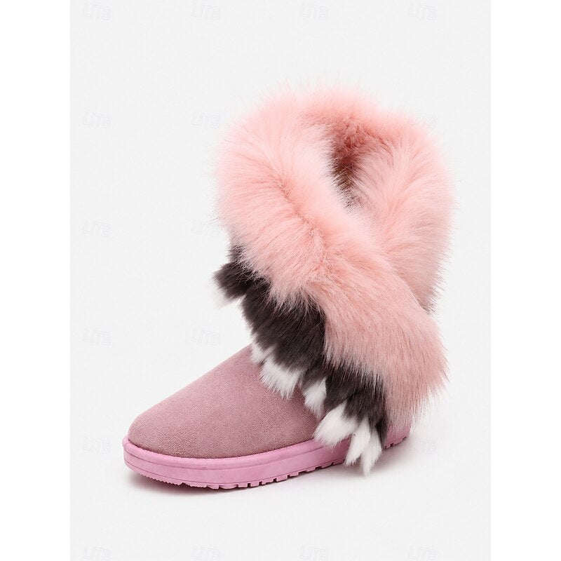 Ramona | Fuzzy-Trimmed Vinterstövlar
