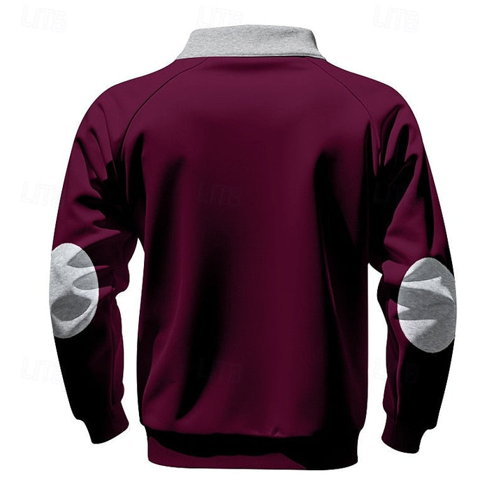 Keith | Quarter-Zip Färgblöck Pullover