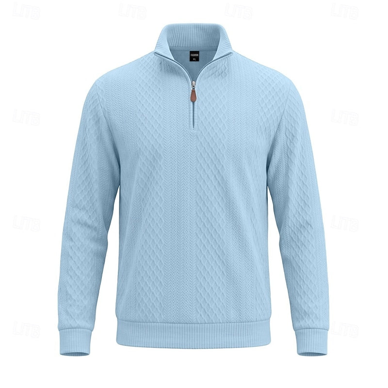 Nash | Texturerad Quarter-Zip Pullover