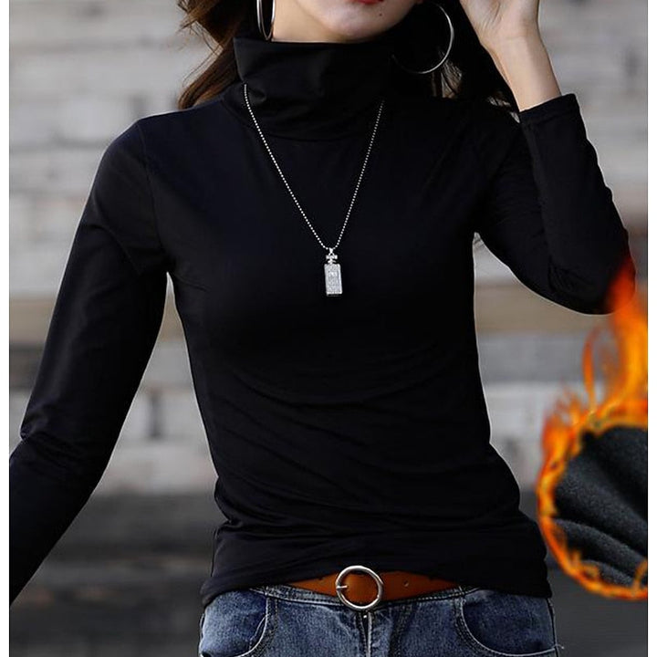 Rosa | Mysig Turtleneck Topp