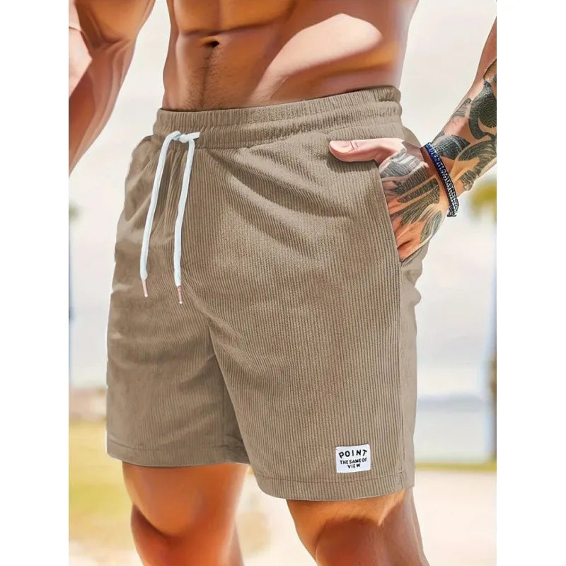 Zander | Avslappnade sommar shorts med dragsko