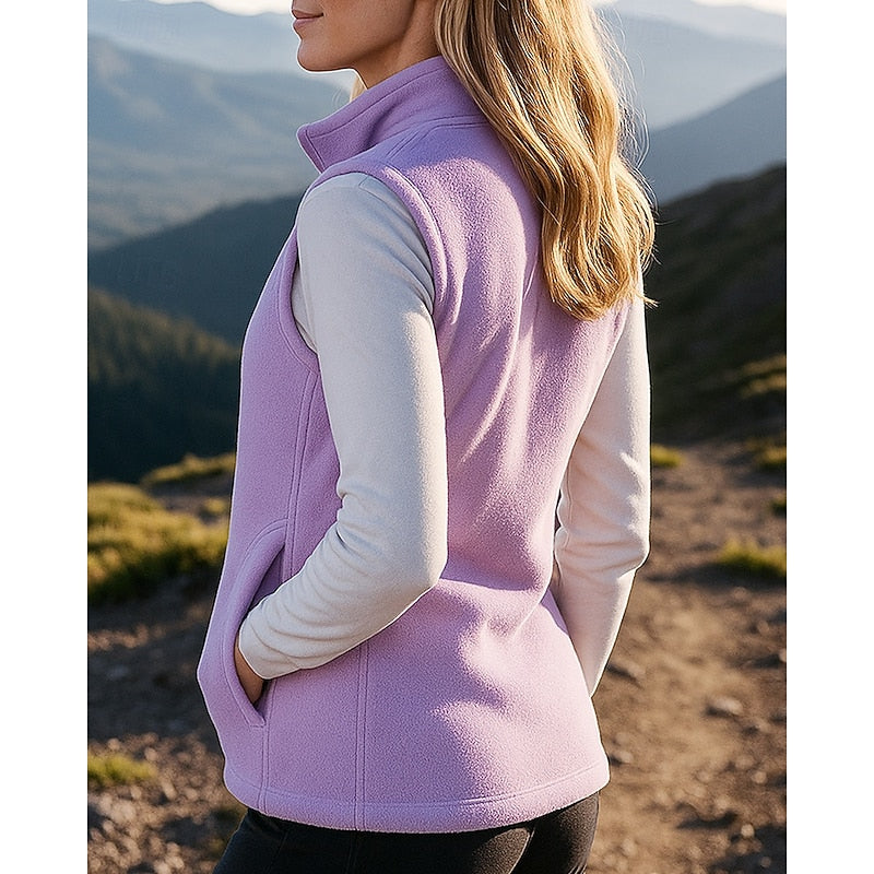 Gillian | Mjuk Zip-Up Västar