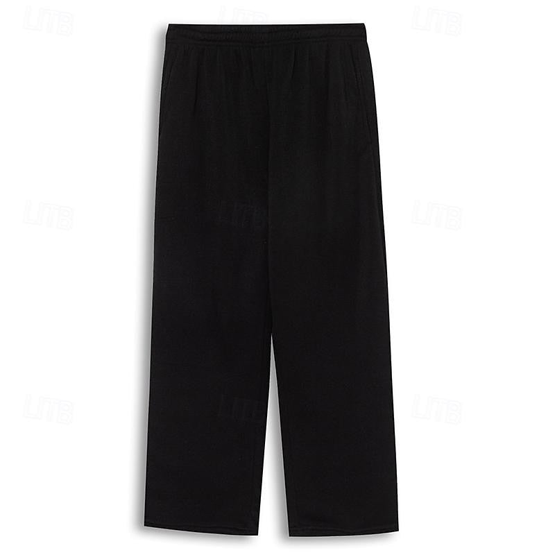 Russell | Avslappnade rakbenade joggers