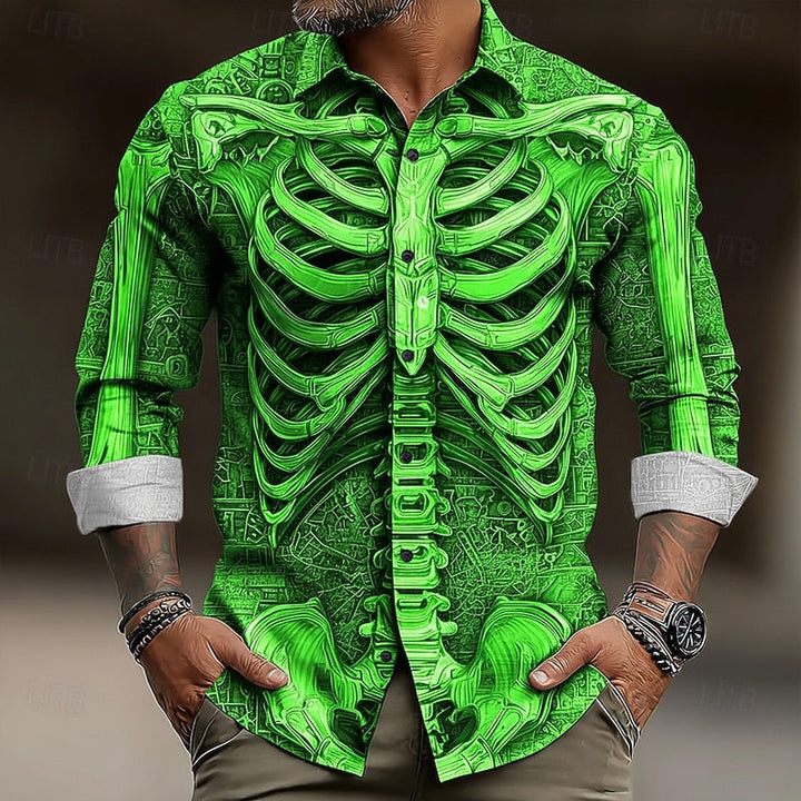 Ambrose | Halloween Skelett Skjorta