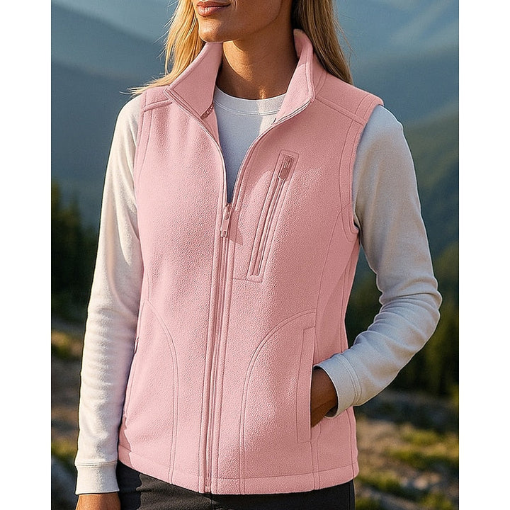 Gillian | Mjuk Zip-Up Västar