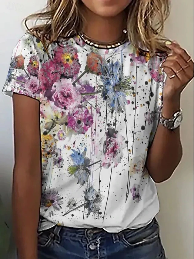 Willa | Blomstrande Floral Tee