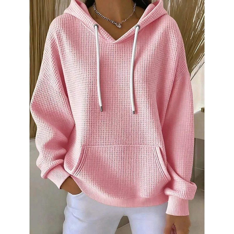Harper | Texturerad Dragkedja Hoodie