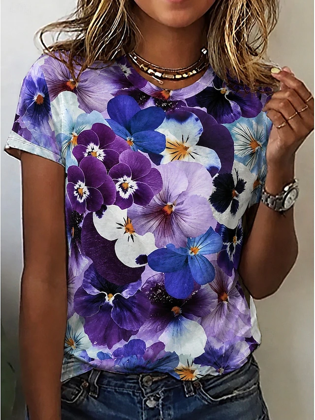 Willa | Blomstrande Floral Tee