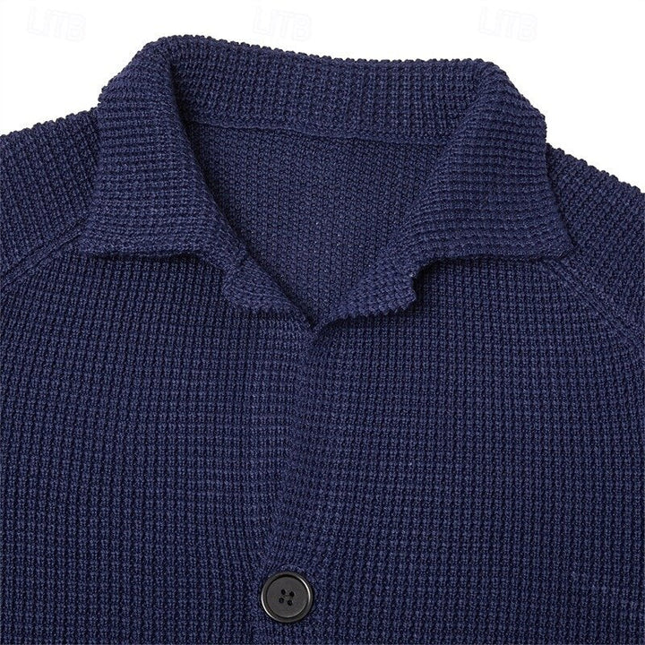 Archer | Texturerad Ståkrage Cardigan