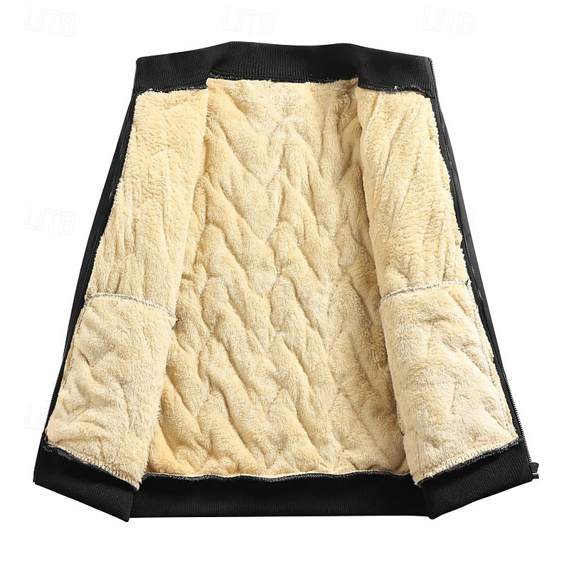 Douglas | Texturerad Kviltad Bomberjacka
