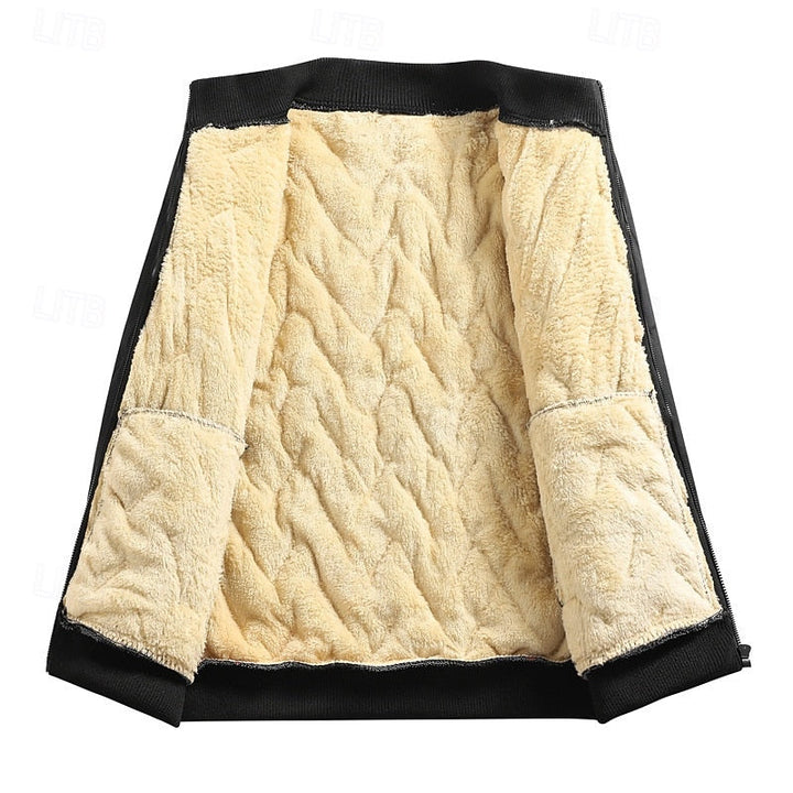 Douglas | Texturerad Kviltad Bomberjacka
