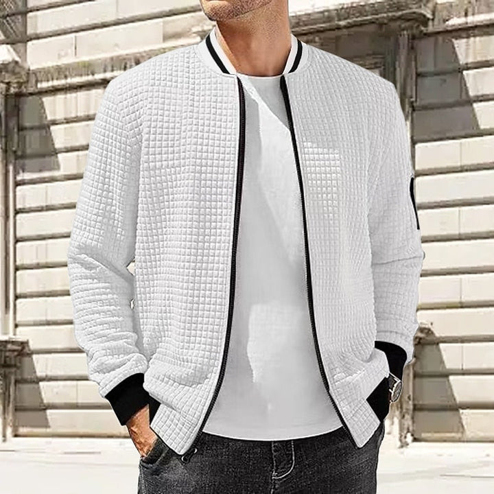Zachary | Texturerad Bomberjacka