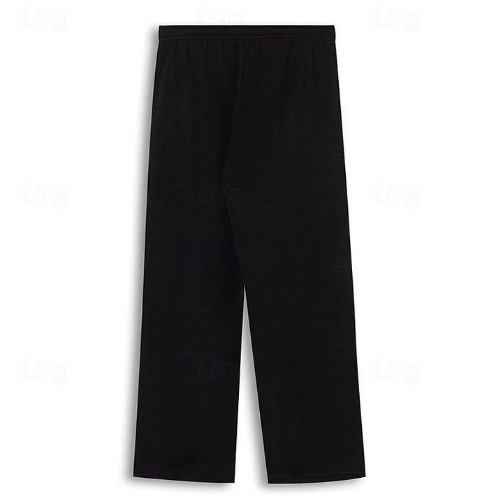 Russell | Avslappnade rakbenade joggers