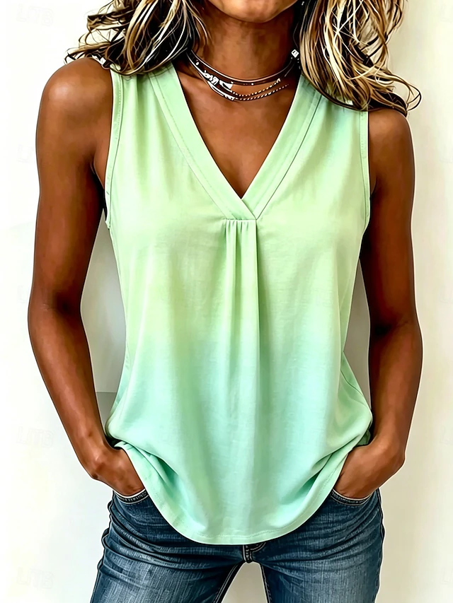 Brooke | Elegant V-ringad Tank Top