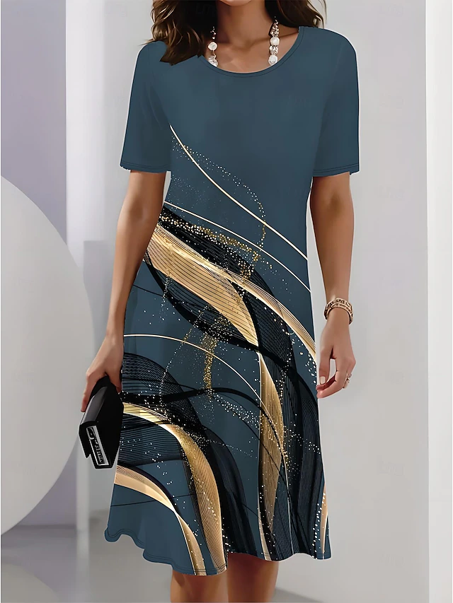 Tessa | Elegant Flödande Midi Klänning