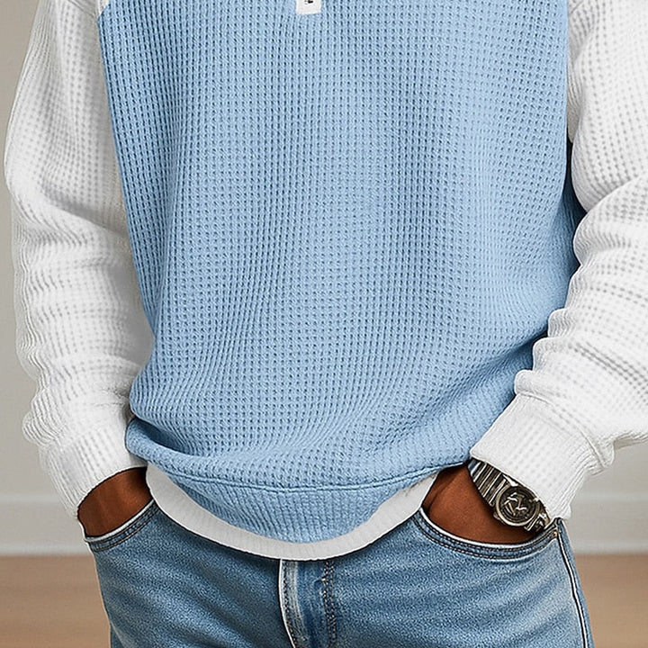 Lincoln | Texturerad Quarter-Zip Pullover