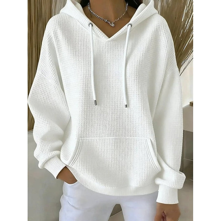 Harper | Texturerad Dragkedja Hoodie