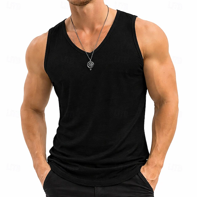Grant | Skulpterad V-ringad Tank Top