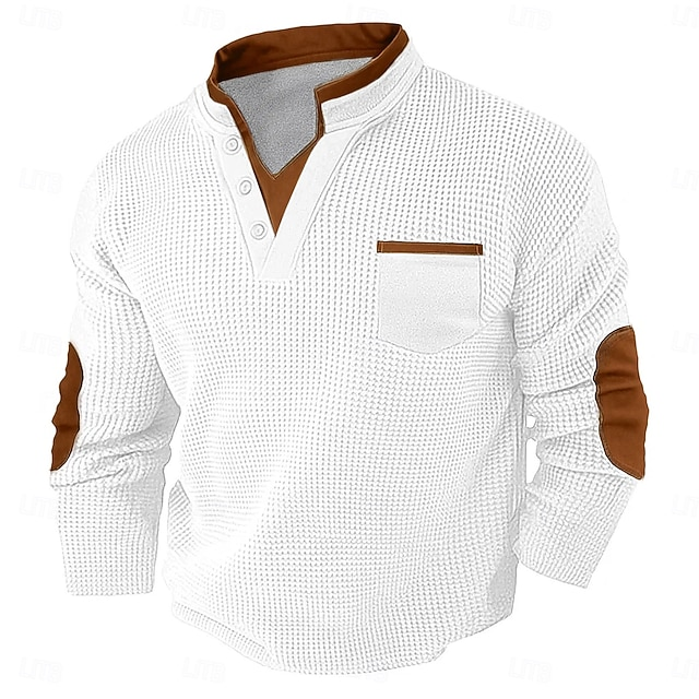 Harvey | Texturerad Henley Skjorta