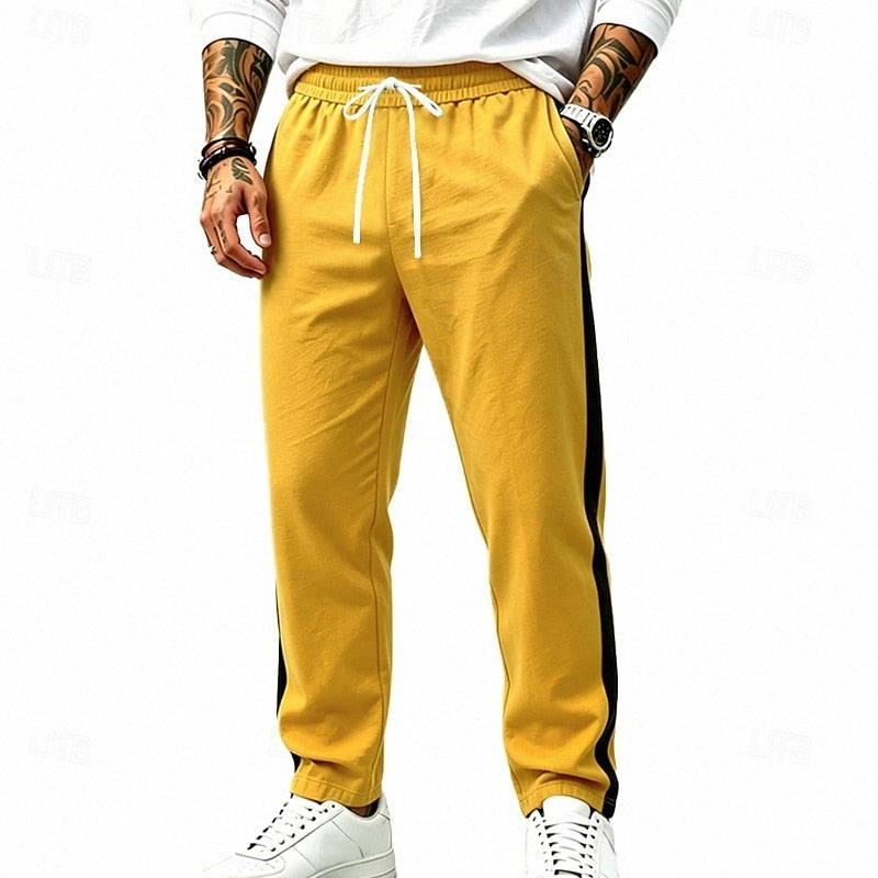 Damian | Avslappnade Sweatpants med Sidostråk