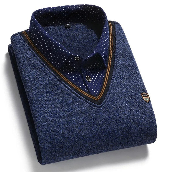 Wallace | Förfinad Mock-Krage Tröja