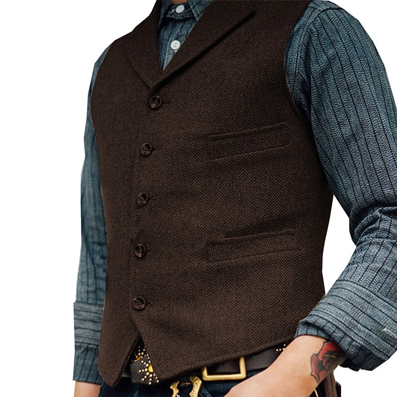 Gerard | Herringbone Skräddarsydd Väst