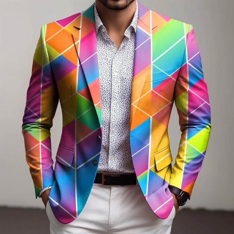Romersk | Modern Geometrisk Blazer