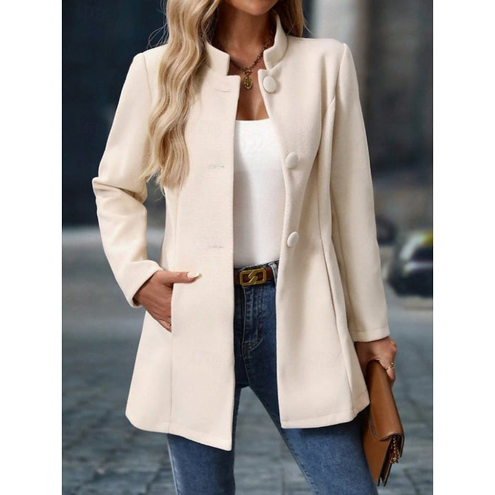 Fiona | Elegant Ståkrage Kappa