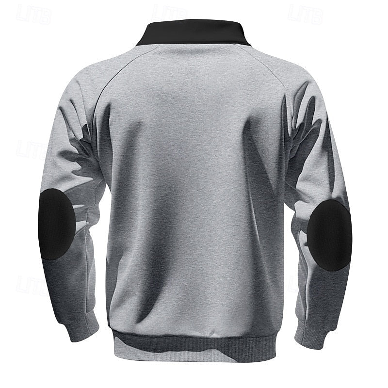 Keith | Quarter-Zip Färgblöck Pullover