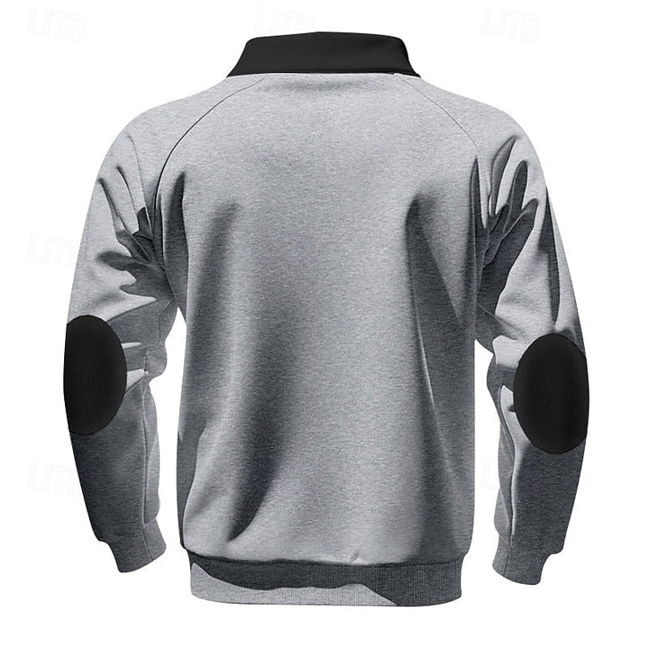 Keith | Quarter-Zip Färgblöck Pullover