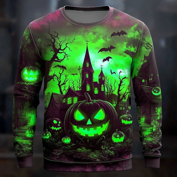 Casper | Halloween Grafisk Crew Neck Sweatshirt
