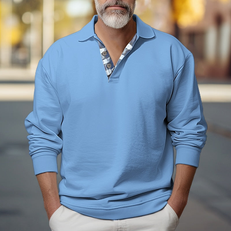 Griffin | Polo-Krage Sweatshirt
