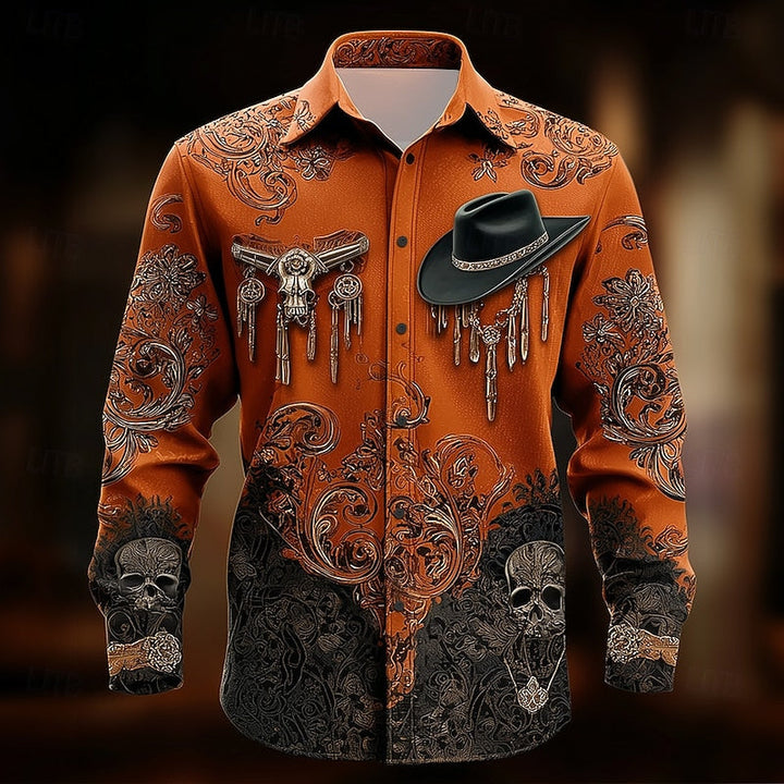 Clint | Western Halloween Uttalande Skjorta