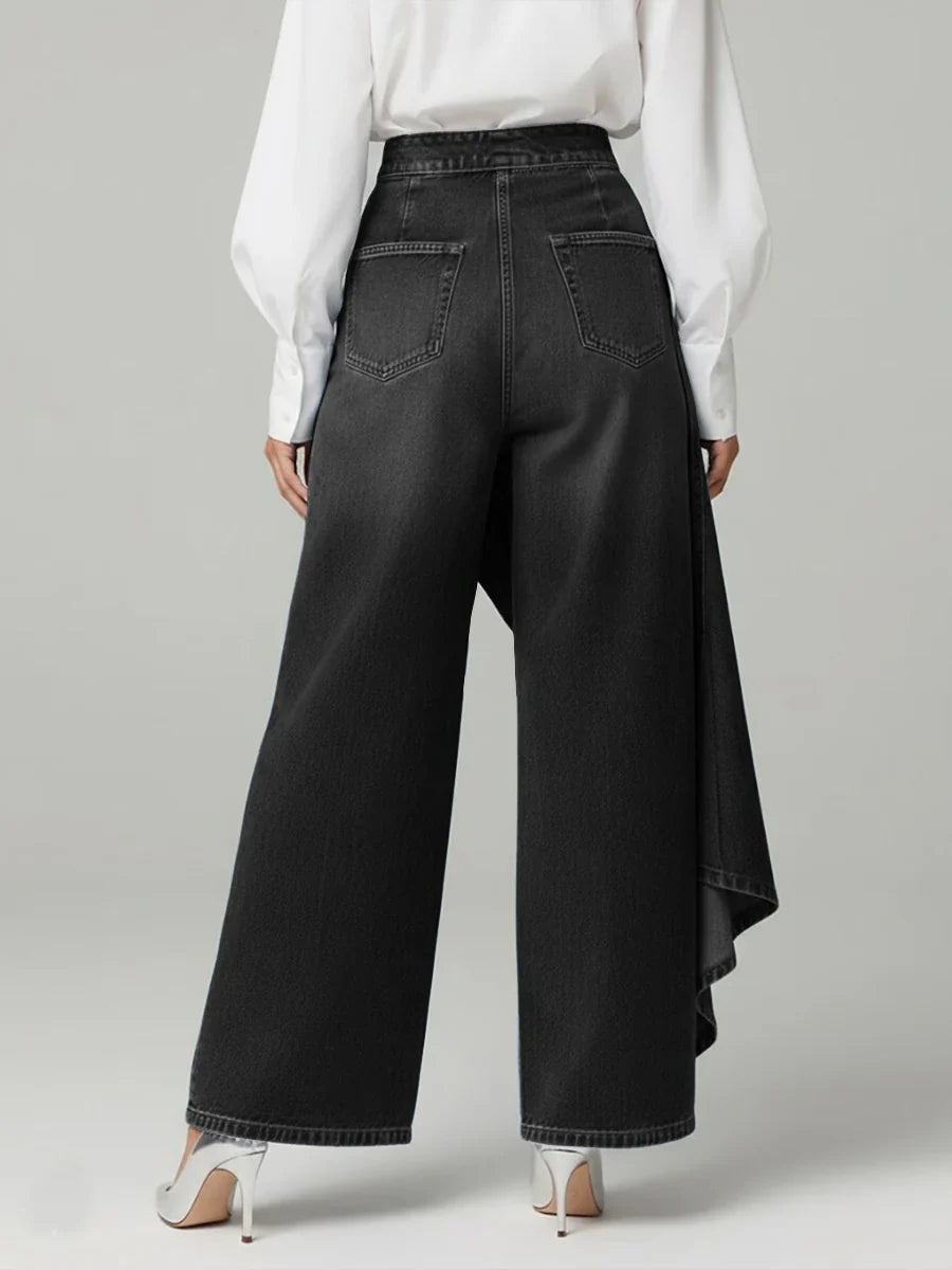 Margaret | Elegant Högmidjade Vida Byxor
