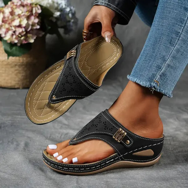 Mila | Premium Bekväm T-Strap Sandal