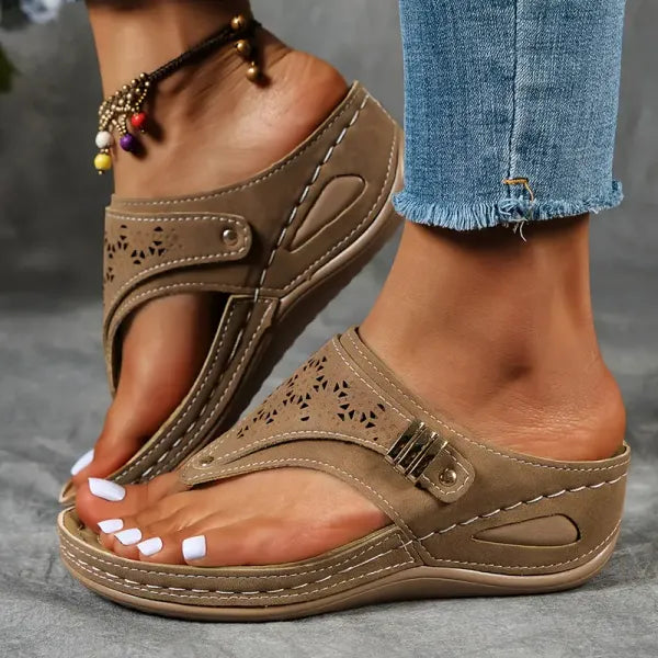 Mila | Premium Bekväm T-Strap Sandal