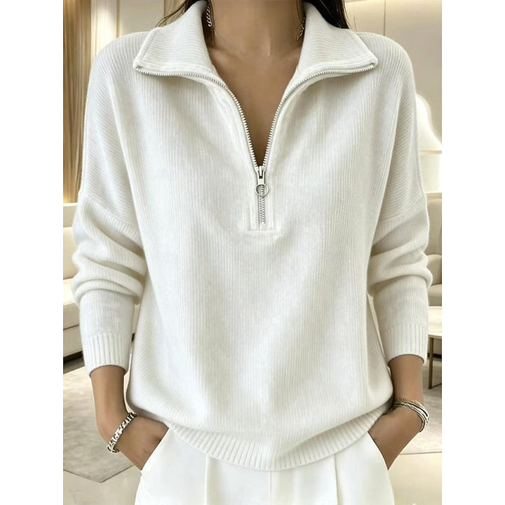 Georgina | Halvdraget Krage Pullover