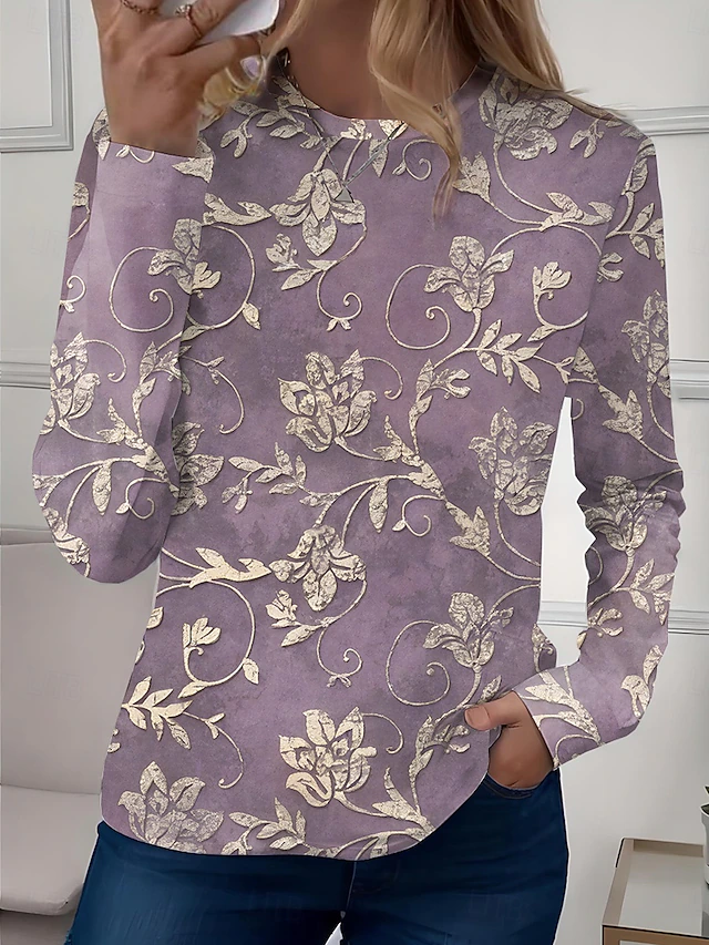 Gwyneth | Konstfull långärmad tunika