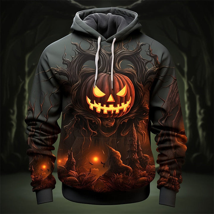 Holden | Halloween Pumpa Grafik Hoodie