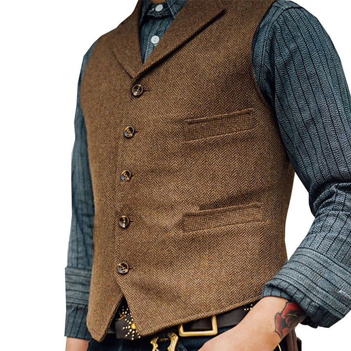 Gerard | Herringbone Skräddarsydd Väst