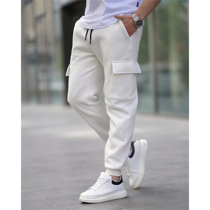 Neil | Avslappnade Cargo Joggers