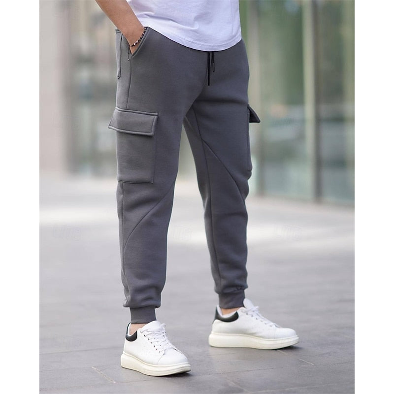 Neil | Avslappnade Cargo Joggers