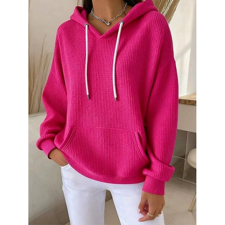 Harper | Texturerad Dragkedja Hoodie
