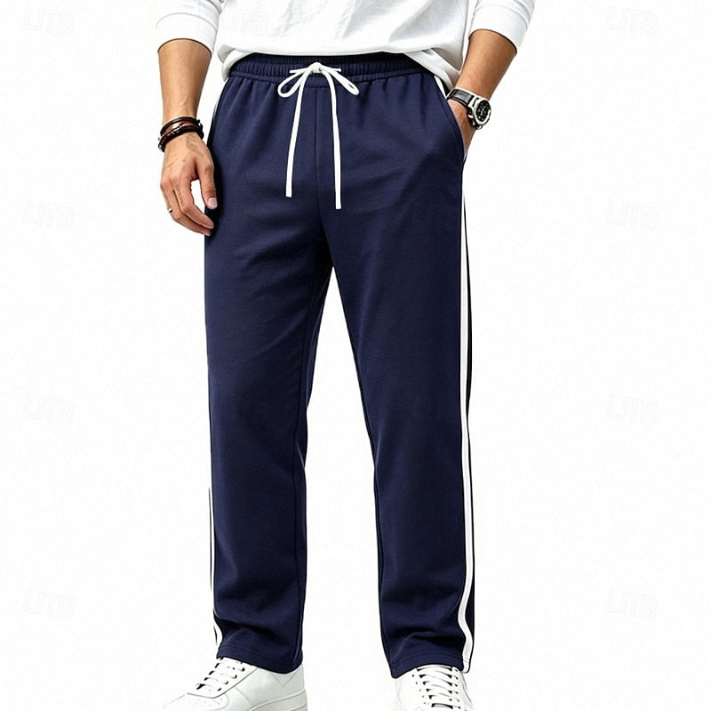 Damian | Avslappnade Sweatpants med Sidostråk