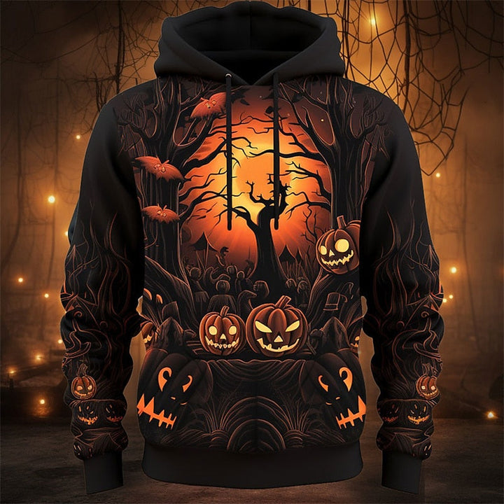 Holden | Halloween Pumpa Grafik Hoodie