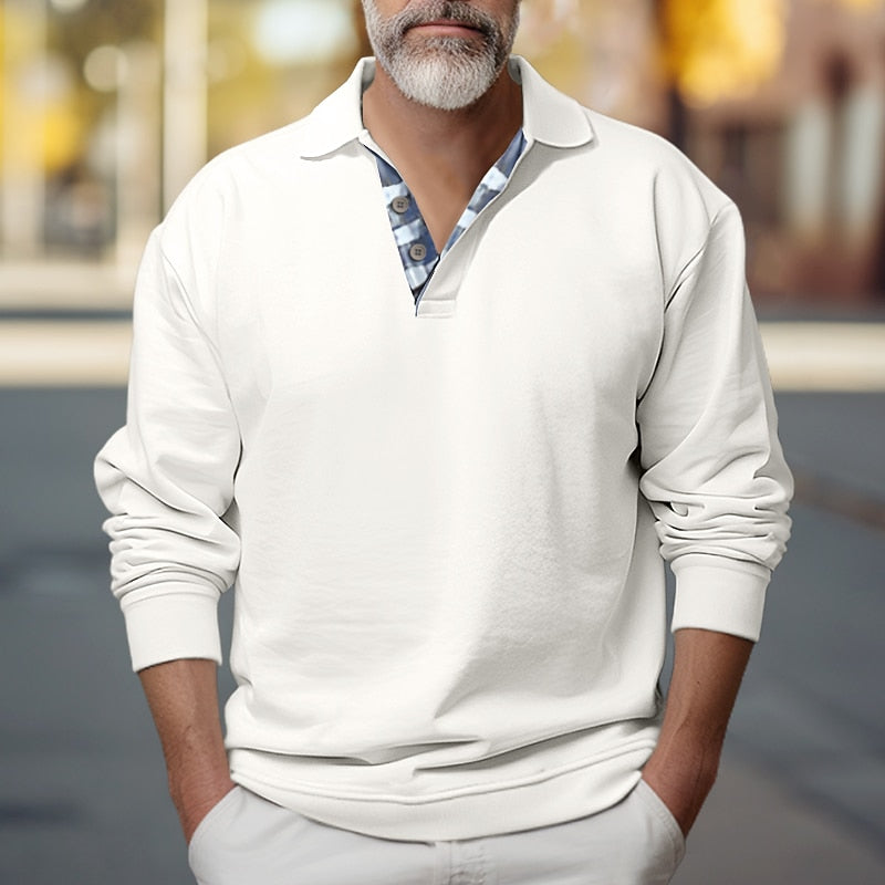 Griffin | Polo-Krage Sweatshirt