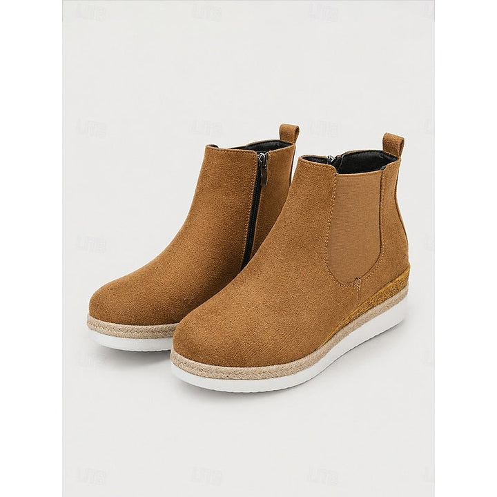 Vera | Mysiga Wedge Ankelstövlar